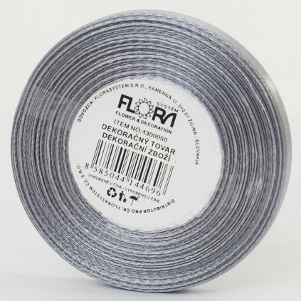 SATEN STUHA 6MM/20M STRIEBORNÁ FARBA 180