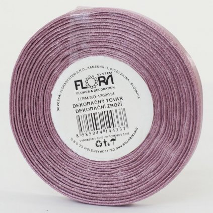 SATEN STUHA 6MM/20M STARORUŽOVÁ FARBA 091