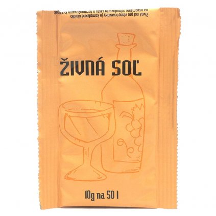 Živná soľ na  50L - 10g