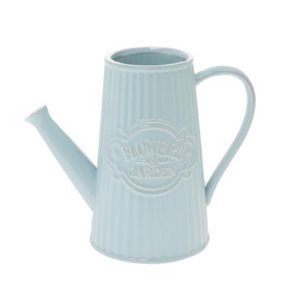 VÁZA KRHLA NA SUCHÉ ARANŽOVANIE 19,5x10x15,5CM MODRÁ