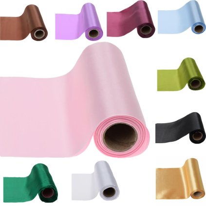 SATEN ROLKA  mix farieb 16cm x 10y