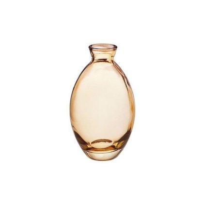 VÁZA fľaša vetro ambrata V12,0/pr.6,9cm