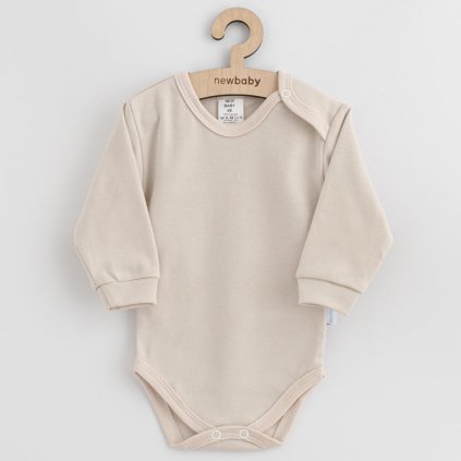 Dojčenské bavlnené body New Baby béžová 86 (12-18m)