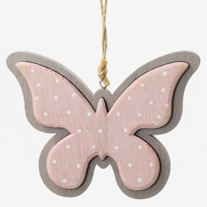 ZÁV. MOTÝĽ FARBA/BODKY 13,5X10X1,3 CM