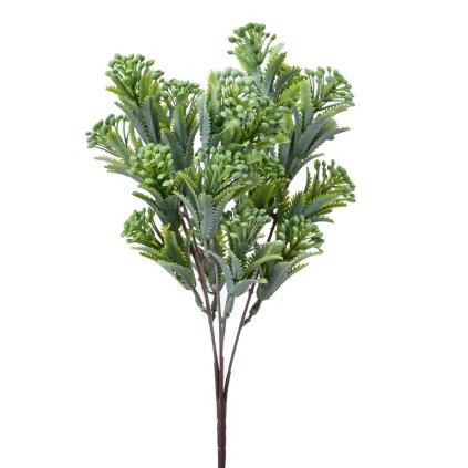 ZÁPICH ZELEŇ BOBUĽKY 36CM BIELOSIVÁ