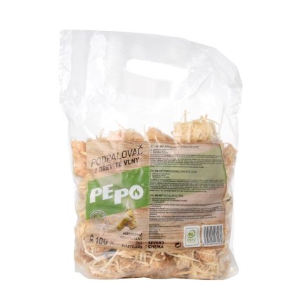 PE-PO podpaľovač z drev.vlny 100ks