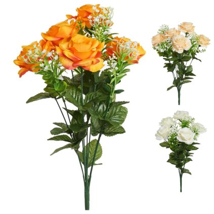 KYTICA RUŽA GYPSA x9 MIX/3F 46CM