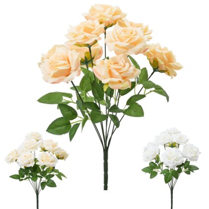 KYTICA RUŽA x9 43CM MIX 3F