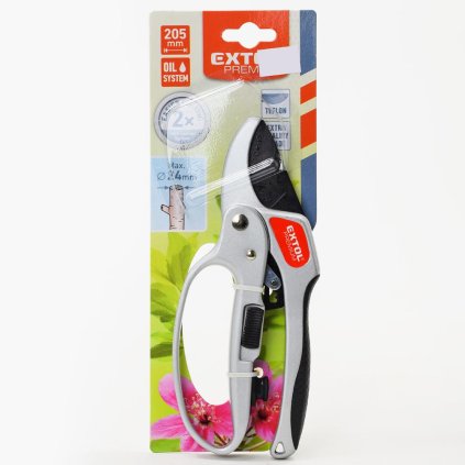 Nožnice záhr. krokovacie prevodové, max prestrih 24mm