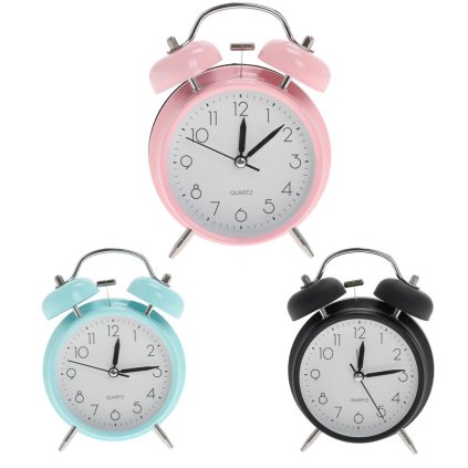 HODINY BUDÍK KOV 10CM MIX F