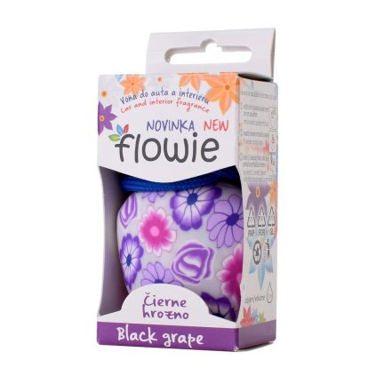 pevná cena VôŇA DO AUTA FLOWIE ČIERNE HROZNO