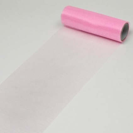 ORGANZA ROLKA 16CMX6M BL.RUŽ.
