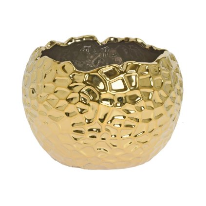 OBAL KERAMIKA 19,5x12,5CM ZLATÝ