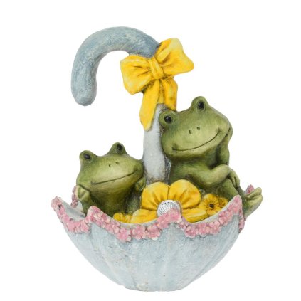 ŽABY V DÁŽDNIKU SOLAR MGO 22*22*28CM