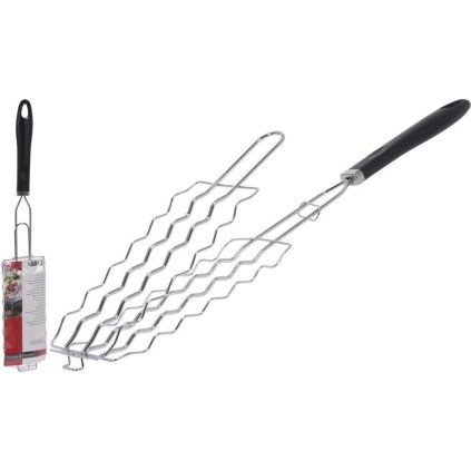 AKCIA! Rošt na gril KLOBÁSA CHROM. 9X21X53CM BBQ C83500830