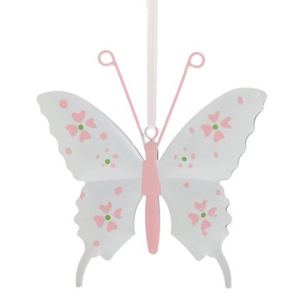 ZÁVES MOTÝL BIE/FIA PLECH 10*11CM