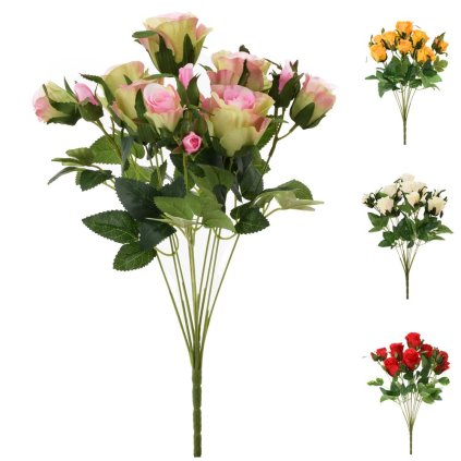 KYTICA RUŽA, ZELEŇ MIX/4F 44CM