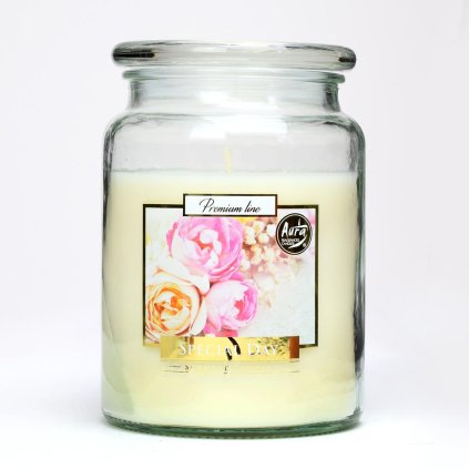 VOŇ.V SKLE S VRCHN.VÝROČ.DEŇ/SND99-288/500GR 15cm