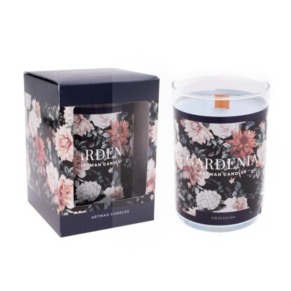 VOŇ.V SKLE GARDENIA VEĽ.1200GR MODRÁ