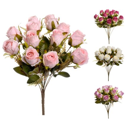 KYTICA RUŽA, ZELEŇ 4F 41cm