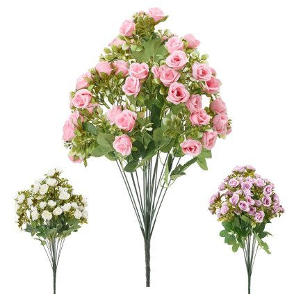 KYTICA RUŽIČKY ŠÍPOVÉ, ZELEŇ MIX/3F 55CM