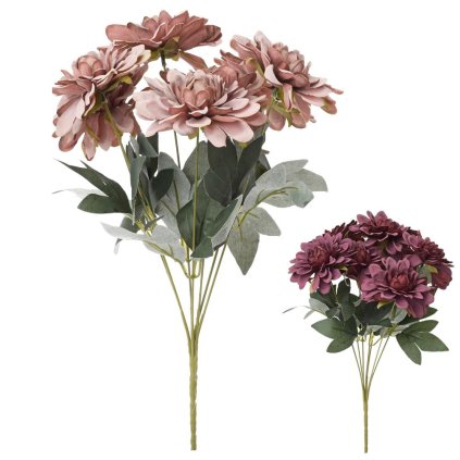 KYTICA DALIA, ZELEŇ MIX/2F 43CM