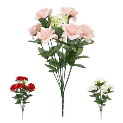 KYTICA RUŽA, GYPSA x10 MIX/3F 43CM