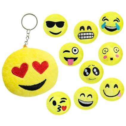 Prívesok plyšový smile