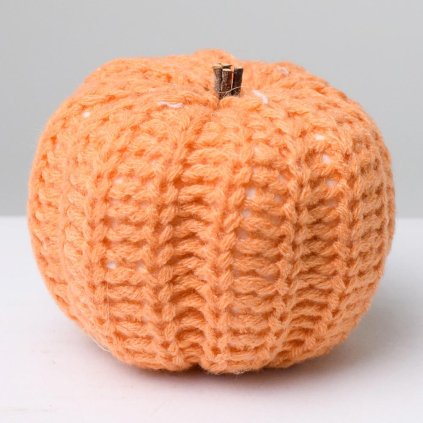 TEKVICA LÁTKOVÁ ORANŽ. 8x8CM SUPER CENA!