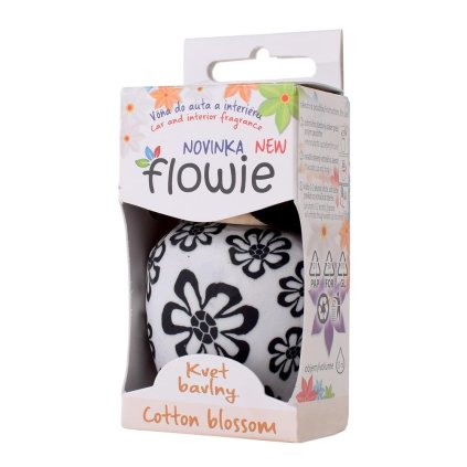 pevná cena VôŇA DO AUTA FLOWIE KVET BAVLNY