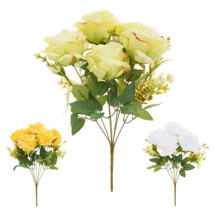 KYTICA RUŽA x7 40CM MIX/3 SVETLÉ F