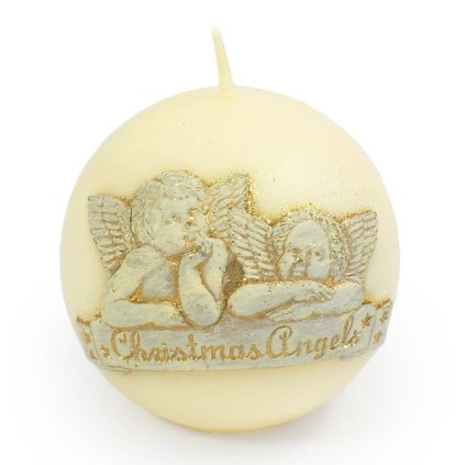 AKCIA! VIANOČNÝ ANJEL GUĽA 80 ECRU