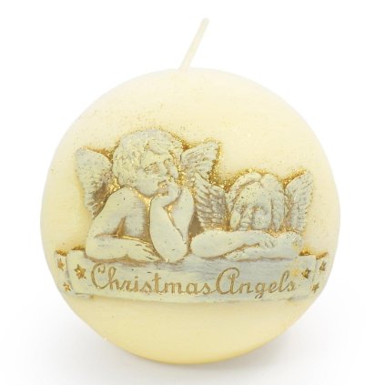 AKCIA!  VIANOČNÝ ANJEL GUĽA 100 ECRU