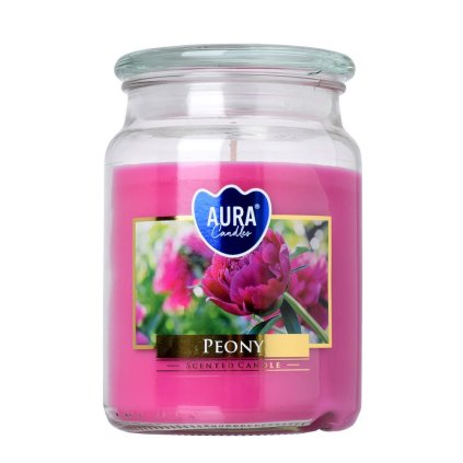 VOŇ.V SKLE S VRCHN.PIVONIA 500GR/snd99-157/ 15cm