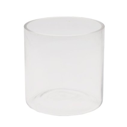 VÁZA VALEC SKLO D12.5H12.5