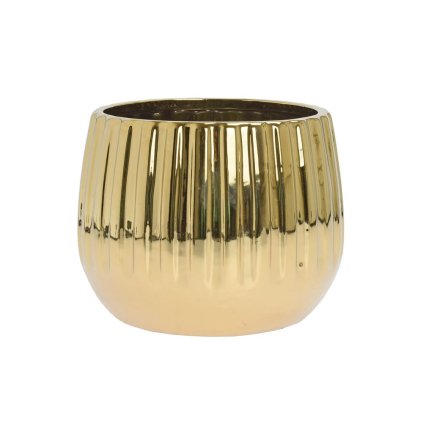 OBAL KERAMIKA 19x15CM ZLATÝ