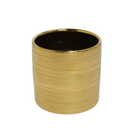 OBAL KERAMIKA 12x12,5CM ZLATÝ