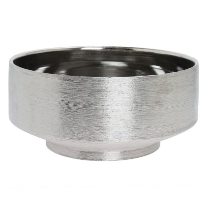 MISA KERAMIKA 30x30x14CM STRIEBORNÝ