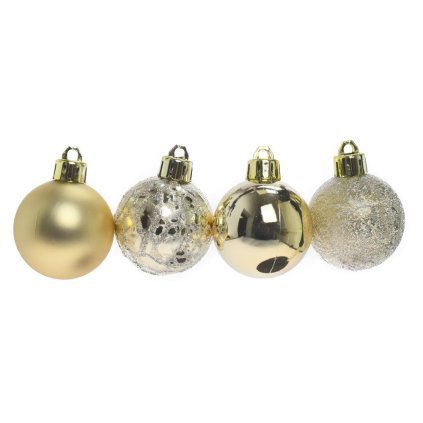 GULE PLAST. ŠAMPAŇ LESK/MAT/PIESK/MRAZ S/12 3CM