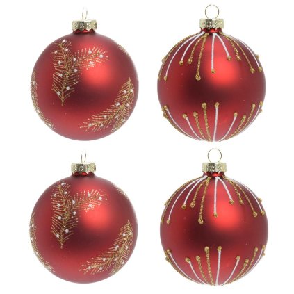 VIAN. GULE ČER/ZLA SKLO S/4 10CM