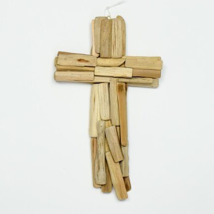 AKCIA! KRÍŽ DREVO NATUR 18x28x3,5CM