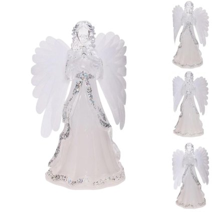 ANJEL BIELE KRÍDLA MIX/4 LED 10,5*13,5CM