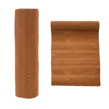 ŠTÓLA zamat velvet 30cmx3m ochre