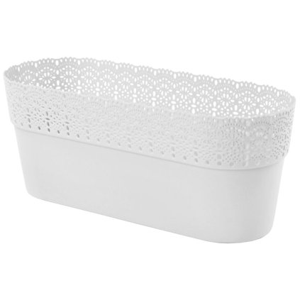 688 OBAL BELLA OVÁL BIELY 30CM