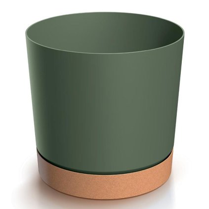 DPOD200 KVETINÁČ TUBO PM ZELENÝ 19,9XV19,6CM