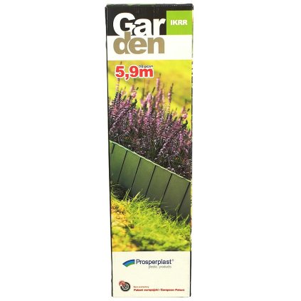IKRR HNEDÝ GARDEN FENCE OBRUBNÍK ZATĹKACÍ 5,9mxh16CM
