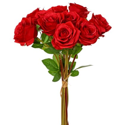 KYTICA RUŽA ČERVENÁ 40cm