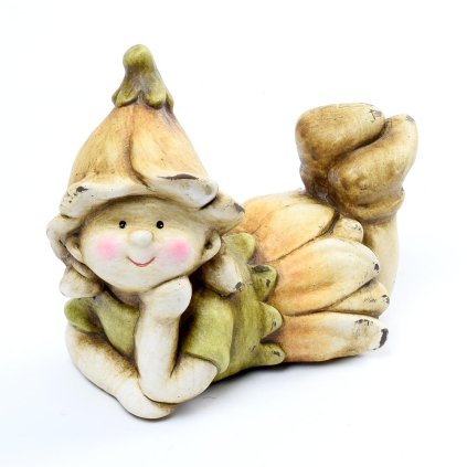 VÍLA LEŽIACA NATURAL TERACOTA 7,5x13,5x11CM SUPER CENA!