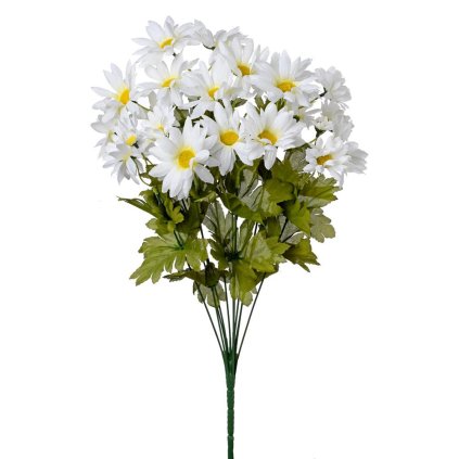 KYTICA MARGARÉTKY BIELE, ZELEŇ 54cm