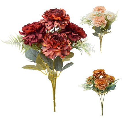 KYTICA PIVÓNIA, ZELEŇ x5 30CM MIX 3F